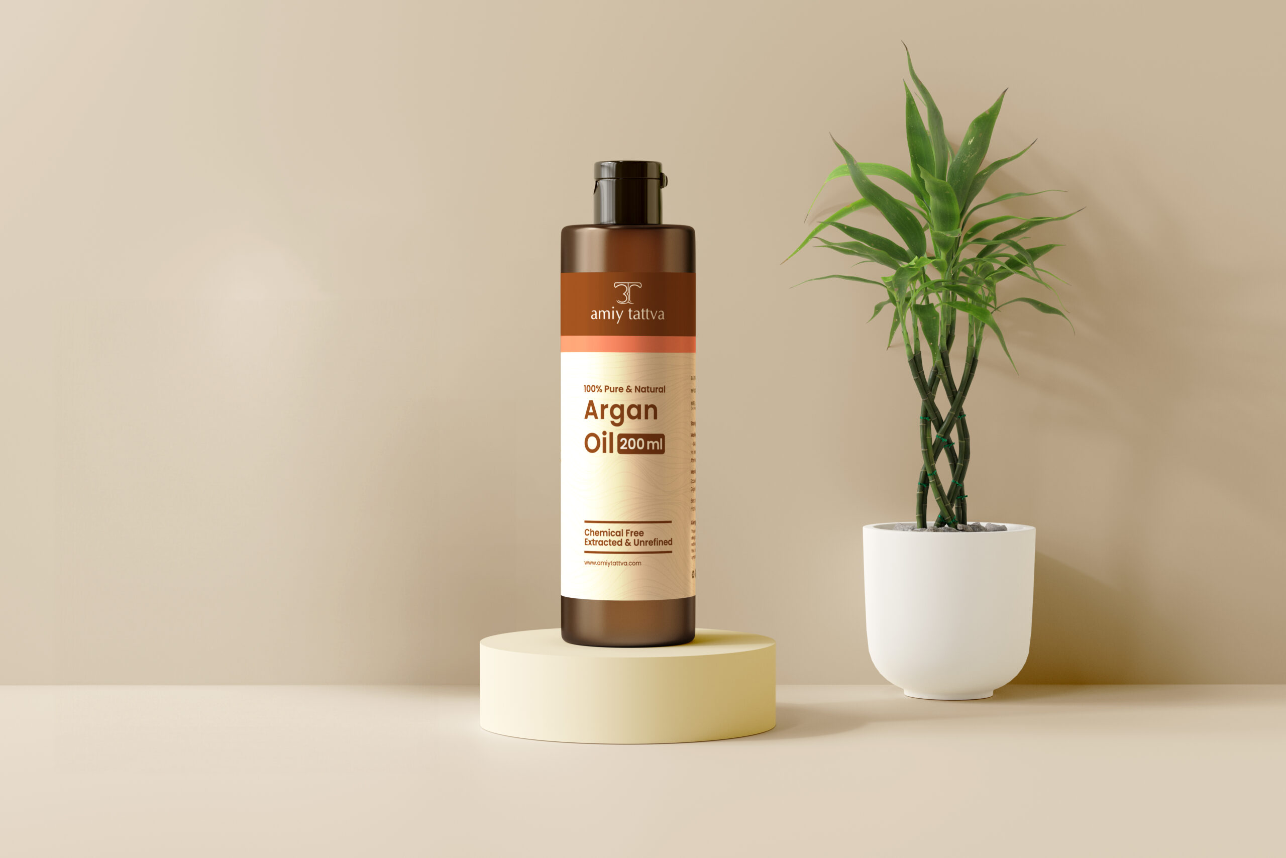 Amitatv Mockup2 Argan Oil 200ml